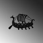 Wallity Viking Accesorio de Pared de Metal Negro